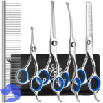 6-in-1 Pet Grooming Scissors Kit – Dog & Cat Hair Trimming Set